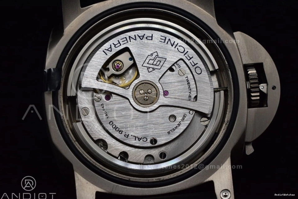 Strap 1003 O Clone V on Edition 1:1 Super Best P.9000 Black PAM389 Rubber BestValue VSF 0416